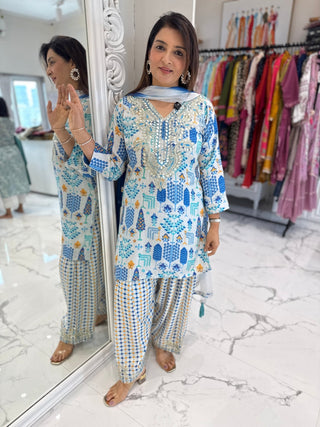 Samaira Farshi Set - Preetibora
