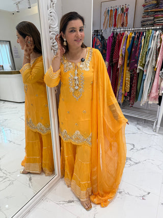Sana Sharara Set - Preetibora