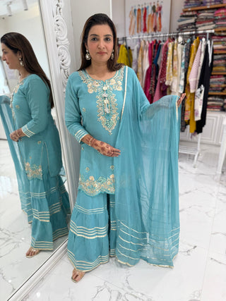 Sana Sharara Set - Preetibora