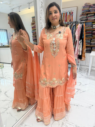 Sana Sharara Set - Preetibora