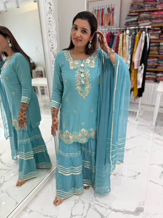 Sana Sharara Set - Preetibora