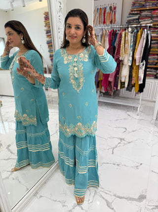 Sana Sharara Set - Preetibora