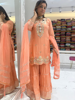 Sana Sharara Set - Preetibora