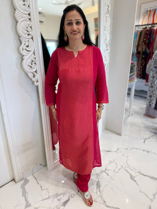 Sejal Chanderi Set - Preetibora