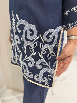 Serene Cut Work Set - Preetibora