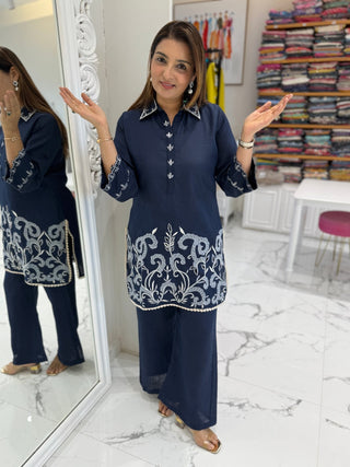 Serene Cut Work Set - Preetibora