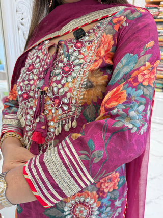 Sheesha Sharara Set - Preetibora