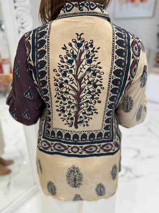 Signature Kalamkari Shirt - Preetibora