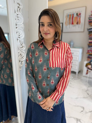 Stripe Fusion Shirt - Preetibora