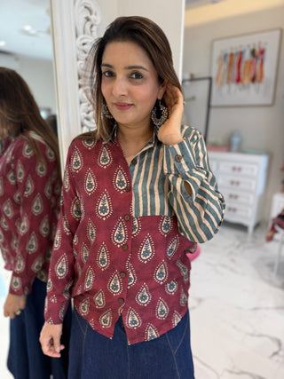 Stripe Fusion Shirt - Preetibora