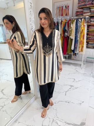 Striped Coord Set - Preetibora