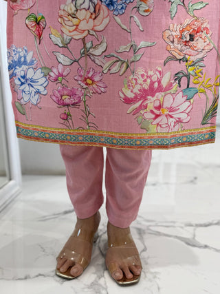 Summer Blossom Cotton Suit Set - Preetibora