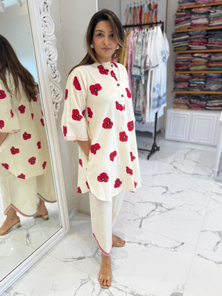 Summer Ivory Coord Set - Preetibora