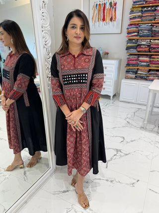Summer kalamkari Dress - Preetibora