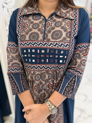 Summer kalamkari Dress - Preetibora