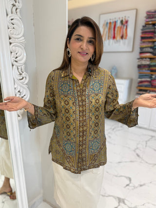 Sunset Kalamkari Shirt - Preetibora
