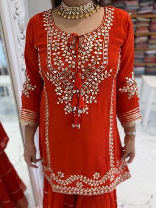 Taj Sharara Set - Preetibora