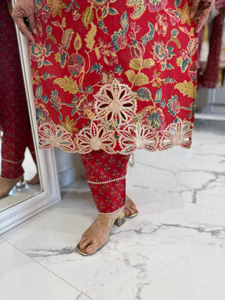 Tara Cut Work Set - Preetibora
