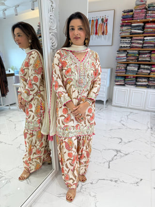 Timeless Fusion Farshi Set - Preetibora