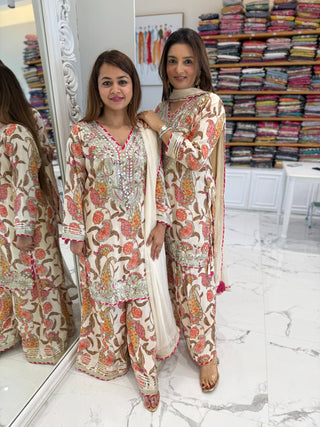Timeless Fusion Farshi Set - Preetibora