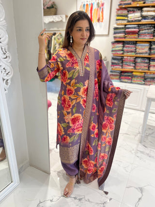 Tulip Dupatta Set - Preetibora