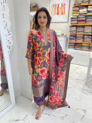 Tulip Dupatta Set - Preetibora
