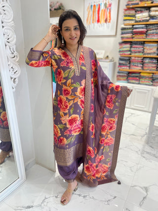 Tulip Dupatta Set - Preetibora