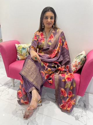 Tulip Dupatta Set - Preetibora