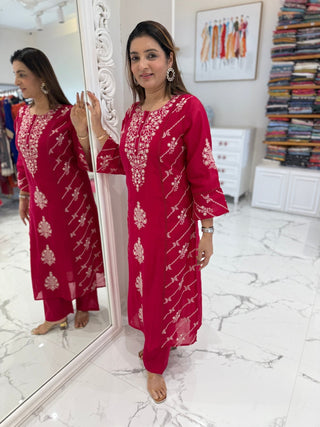 Vani Chanderi Set - Preetibora