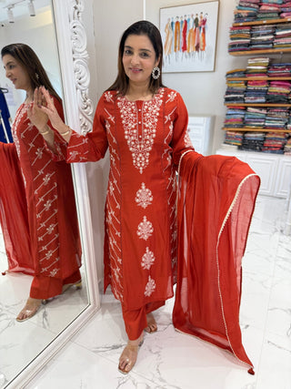 Vani Chanderi Set - Preetibora