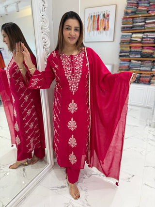 Vani Chanderi Set - Preetibora