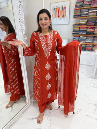 Vani Chanderi Set - Preetibora