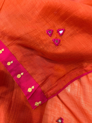 Veda Mul Chanderi Set - Preetibora