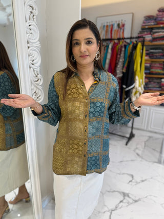 Viral Ajrakh Shirt - Preetibora