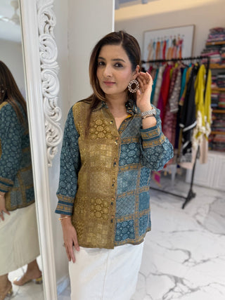 Viral Ajrakh Shirt - Preetibora