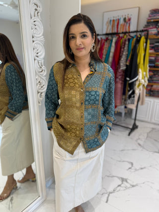 Viral Ajrakh Shirt - Preetibora