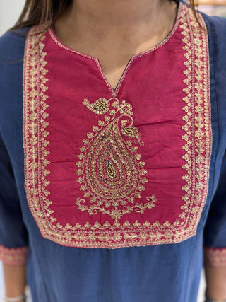 Zari Chanderi Set - Preetibora