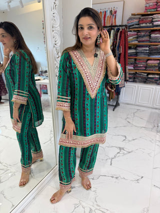 Zari Lace Coord Set - Preetibora