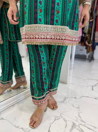 Zari Lace Coord Set - Preetibora