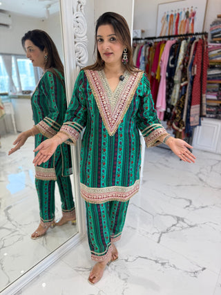 Zari Lace Coord Set - Preetibora