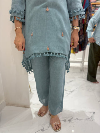 Ziya Floral Mirror Coord Set - Preetibora