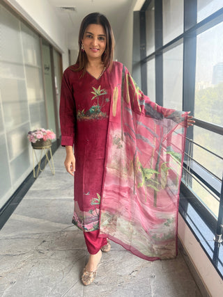 Floral Organza Set - Preetibora