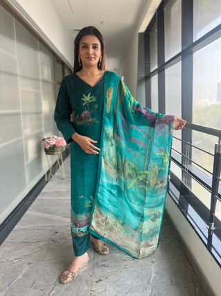 Floral Organza Set - Preetibora