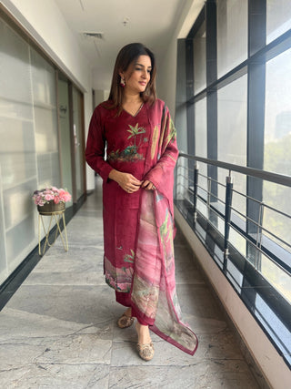 Floral Organza Set - Preetibora