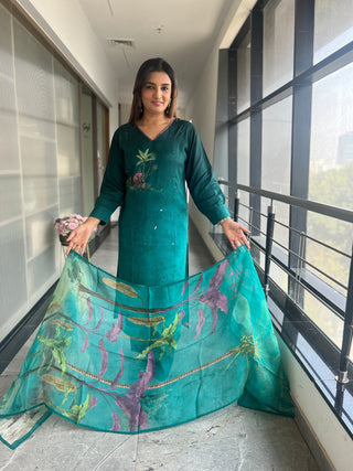 Floral Organza Set - Preetibora