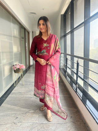 Floral Organza Set - Preetibora