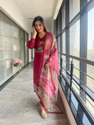 Floral Organza Set - Preetibora