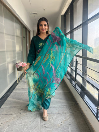 Floral Organza Set - Preetibora