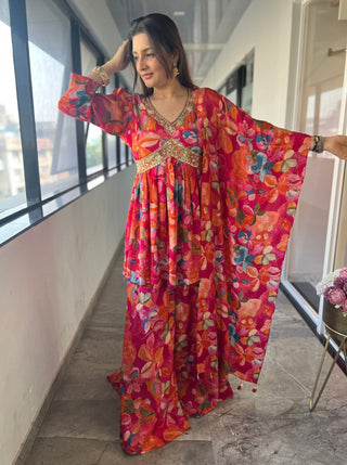 Golden Mirror Rani Set - Preetibora