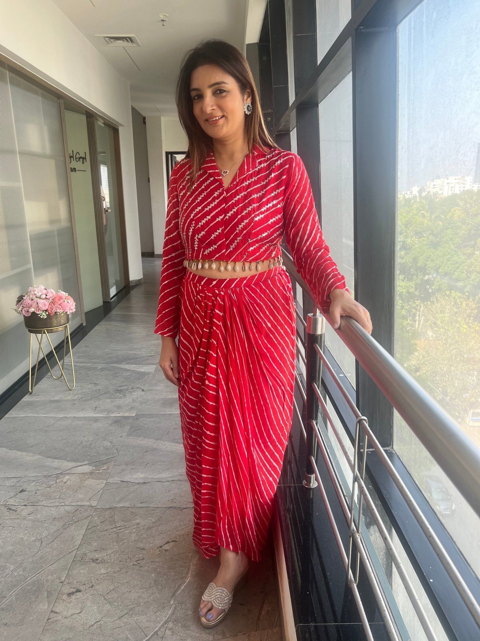Dhoti style one piece shop dress